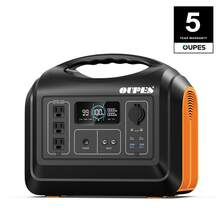 OUPES 1800W Portable Power Station 1488Wh LiFePO4 Battery Pack With 10 Outputs For Outdoor Camping, RV/Van Travel, Emergency Situations, Home Backup - màu đen - Xem 1