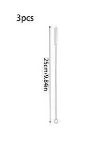 40/30/20oz Reusable Straw Cleaning Brush, 10mm Diameter Suitable For Water Bottles And Straws, For Outdoor Camping Use - Multicolor - View 16
