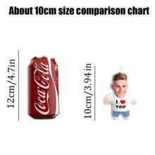 1pc Customized Photo Throw Pillow, Personalized Cushion, Can Customize Interesting Patterns, Double-Sided 3D Pillow, Suitable As Gift For Parents/Family/Her/Him/Girlfriend/Boyfriend, Couples Birthday Gift - Stripe - View 11