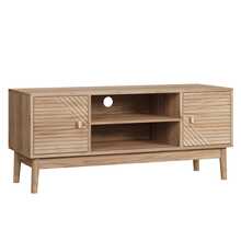 Muebles para televisión y centros de entretenimiento - Roble + MDF - Ver 8