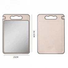 Double-Sided Cutting Board, 304 Stainless Steel, Anti-Mold And Antibacterial - Bạc - Xem 12