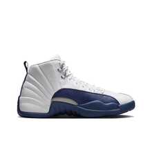Nike Jordan Air Jordan 12 “French Blue 2.0”舒適百搭 防滑耐磨 高筒 復古籃球鞋 男款 白藍 - 藍白色 - 查看 3