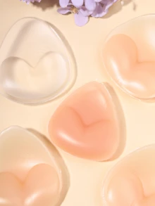 2件/套 女士夏季热销硅胶无粘性比基尼胸垫，适合海滩和日常穿着 - 彩色 - 查看 3