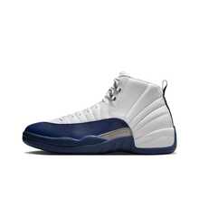 Nike Jordan Air Jordan 12 “French Blue 2.0”舒適百搭 防滑耐磨 高筒 復古籃球鞋 男款 白藍 - 藍白色 - 查看 19