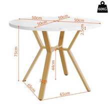 Dining Chair Set, Dining Chair Set (5 Pieces), Modern And Minimalist Round Marble Dining Chair Set, Gold Metal Table Legs + 4 Ergonomic Velvet Dining Chairs, Black Dining Chairs - Black - View 2