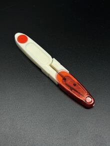4件套彩色线剪套装，带安全套，适用于刺绣、十字绣和布料裁剪，适合亲子手工和学校项目 - 附蓋紗剪 - 查看 3