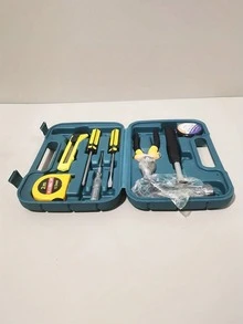 Multi-Functional Household Hardware Tool Kit, Portable Tool Box Set, Ideal Gift - 9-piece Mixed Set - View 4