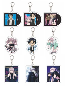 动漫亚克力钥匙扣系列可爱卡通钥匙扣包包，行李箱配件手机挂件汽车装饰品。 - 彩色 - 查看 1