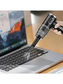 Upgraded Cordless Handheld Vacuum, For Crumbs/Pet Hair, Dust Cup+Washable Filter, Cyclone, USB 2000mAh, For Car/Office/Home. - Black - View 6