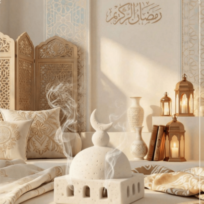 Luxury Resin Mosque Incense Burner, Essential For Ramadan And Eid, Home Decor, Best Gift For Family And Friends, Ramadan Accessories, Eid, Eid Distribution, Ramadan Decor, Ramadan Decorations