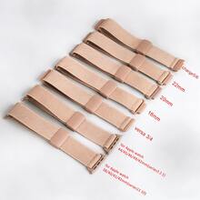 2条/套透气轻便磁扣编织表带，适用于 49mm 44mm 45mm 46mm 42mm 38mm 40mm 41mm，Series 11 10 9 8 7 6 5 4 3 2 1 SE Ultra；18mm 20mm 22mm磁扣弹性表带，适用于 Watch 7 6 5 4、Watch、Watch S4 3 2、Watch 5 Active/Lite、Watch 4 Pro X - 煙紫+肉粉 - 查看 7