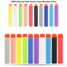 7.2厘米软泡沫飞镖玩具飞镖，兼容N-Strike系列玩具枪，适用于各种玩具枪、足球门、BB枪、大型枪、足球、枪支、玩具 - 彩色 - 查看 18