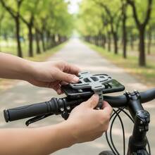 1个 GUB P6 硅胶手机支架，适用于自行车和电动自行车，耐用防滑材质，通用兼容性 - 彩色 - 查看 8