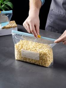 [Fast Delivery] 10 Sheets, Sliding Lock Closure Sealed Bags, Food Storage Bags, Self-Sealing Thick Freezer Bags, Vacuum Sealed Bags, Freshness Preserving Bags - Multicolor - View 7