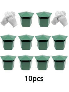 1/3/5/8pcs Solid Color Plastic Slug & Snail Trap, Simple Green Garden Pest Control Snail Box, Battery-Free, Suitable For Garden Pest Management - Green - View 17