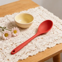 [2/4/6pcs] Premium Silicone Basting Brush, 8-Inch Heat Resistant Kitchen Tool, Non-Stick Cooking Spoon For Grilling Baking, Dishwasher (Red) - Red - View 8