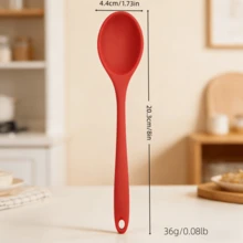 [2/4/6pcs] Premium Silicone Basting Brush, 8-Inch Heat Resistant Kitchen Tool, Non-Stick Cooking Spoon For Grilling Baking, Dishwasher (Red) - Red - View 11