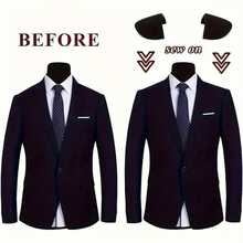 1 Pair/2 Pairs Non-Slip Shoulder Pads, Thick Foam Lining, Removable & Seamless Design For Women Jackets - Multicolor - View 5