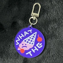 6款亚克力钥匙扣、耳机套、吊坠、情人节汽车装饰、包包挂饰，校园卡通、哥特风、Y2K风格、圣诞礼物、包包配件、证件挂绳、汽车挂饰，采用可爱狗狗插画和字体设计 - 彩色 - 查看 8