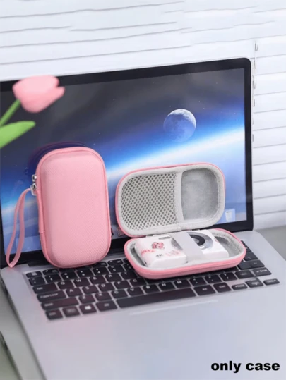 1pc Mini CCD Camera Storage Bag, Digital Product Organizer Pouch For Cables, Earphones, Memory Cards, Compact & Portable, Multiple Colors Available, Great For New Year Gifts, Travel And Back To School, Ideal For Photography Enthusiasts