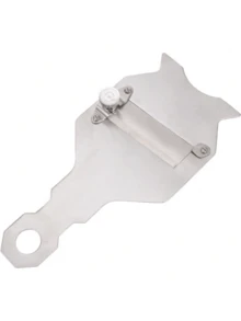1pc Adjustable Cheese Slicer, Butter Cutter Kitchen Tool With Serrated Design, Multi-Function Thickness Adjustable Small Gadget - Silver - View 1