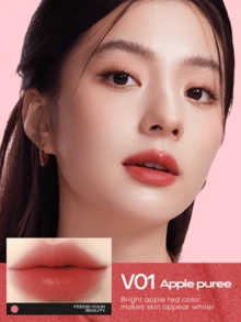 MISTINE 水果香味哑光唇膏 V01，持久不粘腻唇彩 - V01 - 查看 2