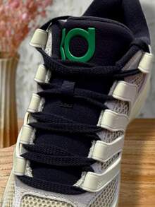 Giày bóng rổ cổ thấp Nike KD 18 LE EP, nam, màu xám và trắng. - Trắng đục - Xem 9