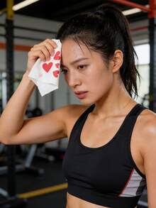 1 Roll Heart Pattern Toilet Paper, Household Toilet Paper, Heart Print Toilet Paper, Novelty Gift, Household Cleaning Supplies, Party Supplies, Holiday Gift - Love - View 5