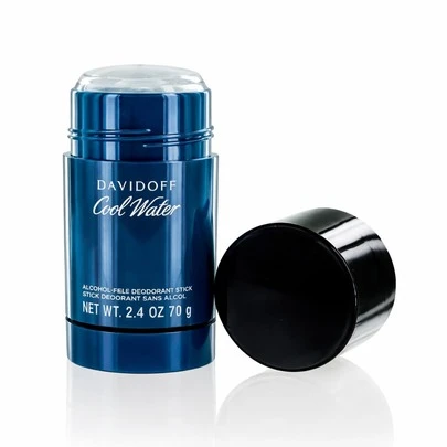 Davidoff Cool Water Deodorant Stick 70ml 2.4oz For Men Fresh Aquatic Long Lasting Mild Deodorant