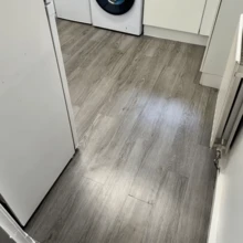1 Roll 15.74x118.11 Inch Thick PVC Vintage Wood Grain Flooring Sticker, Self-Adhesive Coated, Easy To Remove And Replace, Easy To Clean, Suitable For Indoor Kitchen, Bedroom, Bathroom, Dining Room, Living Room, Countertop - C - View 10