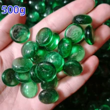 1包扁平玻璃弹珠，装饰性扁平玻璃珠 - 可用于花瓶填充，混合颜色，混合扁平玻璃珠，Masteelf 绿松石色花瓶填充装饰玻璃鹅卵石，节日和生日装饰礼品 - 彩色 - 查看 20