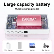 Upgraded Blogger Screen, Magnetic Phone Blogger Selfie Display Monitor, High Definition Screen - Rechargeable 36V Dual Power (Battery/USB), Compatible With IOS And Android Phones, Built-In Remote Control And Speaker, Wireless Rear Camera Monitor, Suitable For Live Streaming, Content Creation, Selfie, Live Broadcast, Video Recording Tool - Built-in 3.97-inch Speakers - View 11