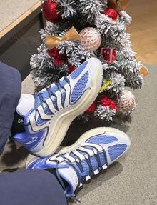 Giày bóng rổ cổ thấp Nike KD 18 EP đa năng, thoải mái, bền bỉ và thoáng khí, dành cho nam, màu xanh dương và trắng. - Xanh và trắng - Xem 7