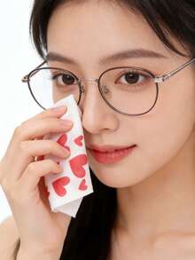 1 Roll Of Toilet Paper With Heart Patterns, Household Toilet Paper, Heart-Patterned Toilet Paper For Bathrooms, Novel Gifts, Household Cleaning Supplies, Party Supplies, Holiday Gifts - Love - View 9