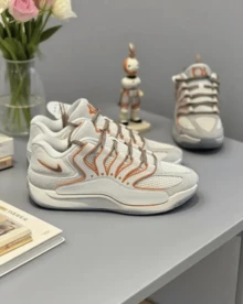 Nike KD 18 EP 舒適百搭 中幫 籃球鞋 男款 米白 - 米白色 - 查看 10