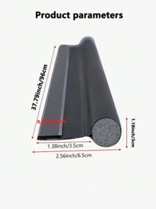Anti-Theft Door Gap Sealing Strip, Leather Seal Door Crevice Insulation, Windproof Wear-Resistant Self-Adhesive Strip/Soundproof Anti-Collision Weather Sealing Strip, Soundproof Waterproof Insect-Proof Dustproof Windproof - Multicolor - View 6
