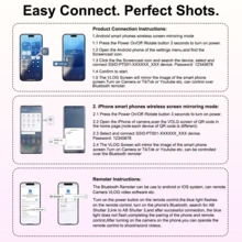Upgraded Blogger Screen, Magnetic Phone Blogger Selfie Display Monitor, High Definition Screen - Rechargeable 36V Dual Power (Battery/USB), Compatible With IOS And Android Phones, Built-In Remote Control And Speaker, Wireless Rear Camera Monitor, Suitable For Live Streaming, Content Creation, Selfie, Live Broadcast, Video Recording Tool - Built-in 3.97-inch Speakers - View 12