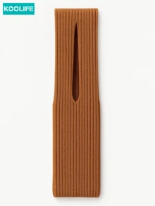 Koolife 轻薄冬季材质 1 件装 3D 编织手机袋，兼容 17 Pro Max，男女通用，可折叠，质感十足，长 80 厘米，多功能斜挎包，弹性收纳空间，可存放钥匙、卡片等，透气网眼窗口，防丢设计，适用于所有机型，春季生日礼物 - 棕色 - 查看 3