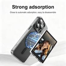 Magnetic Phone Live Streaming Selfie Monitor, High Definition Screen Compatible With IOS And Android Phones, With Remote Control, Wireless Rear Camera Monitor, Suitable For Live Streaming, Content Creation, Selfie, Live Broadcast, Video Recording Tool - Silent Version 3.97-inch - View 10