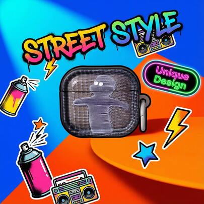 1pc Original Korean & Japanese Style Pro 2/Pro 3 Protective Case, Compatible With Apple 3/4 (Earphones Not Included)