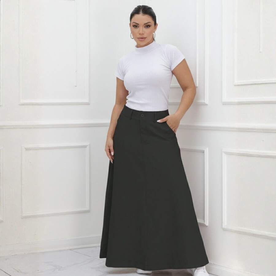 Women Skirts - màu đen - Xem 1