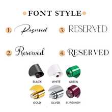 Personalized Wedding Chair Sashes, Vinyl Text, Satin Seat Cushion Labels, Reserved Seat Labels, Wedding Chair Decor Nameplates, Ceremony Chair Decor, Reserved Wedding, Party Chair Sashes, Customized Bride Decor, Wedding Seat Cards, Fashionable And Elegant - Multicolor - View 10
