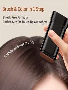 1支三合一染发棒 | 带梳齿，应急染发，白发救星！解决白发暴露、临时补色麻烦、染发工具操作复杂、补色不均匀等痛点。适合日常通勤、职场会议、家庭聚会、约会、派对、旅行紧急情况、节日造型，也是感恩节、生日、母亲节、父亲节、情人节的绝佳礼物。 - 升級款 - 查看 6