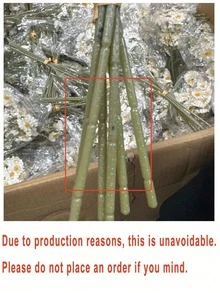 6支/60朵仿真雏菊花束 - 白色和黄色仿真花，非常适合情人节、母亲节、复活节、婚礼季和DIY家居装饰、节日花卉摆设 | 装饰雏菊花束 - 彩色 - 查看 10