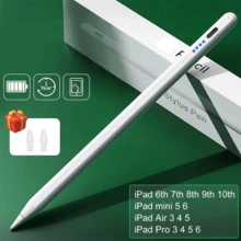 Writing Stylus Pen Compatible With Apple Pencil 1st And 2nd Generation, Anti-Mistouch Writing Stylus Pen Compatible With Ipad Pro/Air/Mini And Other Tablets For Drawing And Note-Taking Active Stylus Pen Compatible With Ipad With Power Indicator And Replacement Nibs Easter Spring Gift - Multicolor - View 2