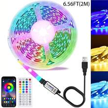 LED Light Strips That Support Music Synchronization, With Adjustable Timing And Color Temperature, And Remote Control Via App. Suitable For Decoration In Living Rooms And Bedrooms, And Essential Lighting For Festive Parties. - Multi-color light - View 13