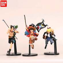 bandai 动漫人物可动人偶 - 罗罗诺亚·索隆、萨博、波特卡斯·D·艾斯、文斯莫克·山治 PVC 手办、收藏模型及玩具，父亲节、生日、周年纪念日、毕业典礼、独立日、婚礼、粉丝、收藏家、动漫主题派对、角色扮演道具、收藏玩具的完美礼物 - 彩色 - 查看 9