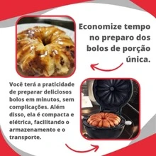 Mini Maker Mini Bolo Portátil Antiaderente Compacta - ALEATORIO - Visão 6
