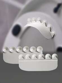 1个马桶座圈，防尿挡板，儿童如厕训练防止尿液飞溅 - 白色 - 查看 2