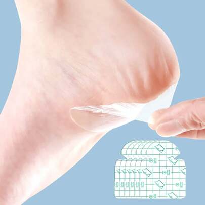 10/20pcs Ultra-Thin Heel Care Patches, Moisturizing & Repairing Dry Cracked Skin, Suitable For Prolonged Wear Of High Heels, Sneakers, Sandals